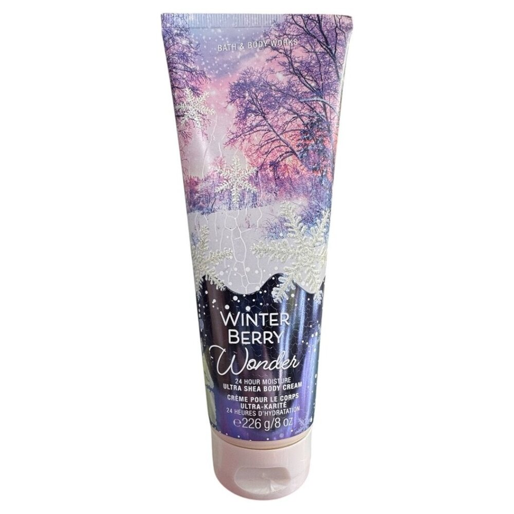 Bath and Body Works WINTERBERRY WONDER 24 Hour Moisture Ultra Shea‎ Body Cream